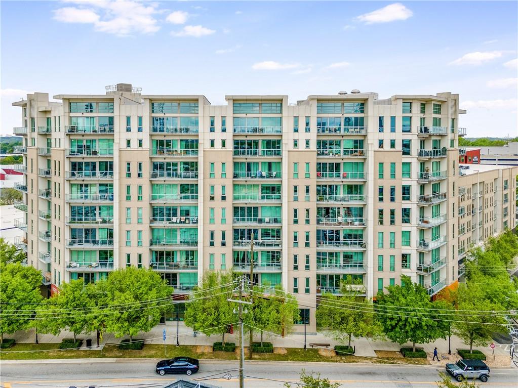 1100 Howell Mill Road Northwest, Unit 404 Atlanta, GA 30318 - Photo 43 of 45 a front view of a building with a street