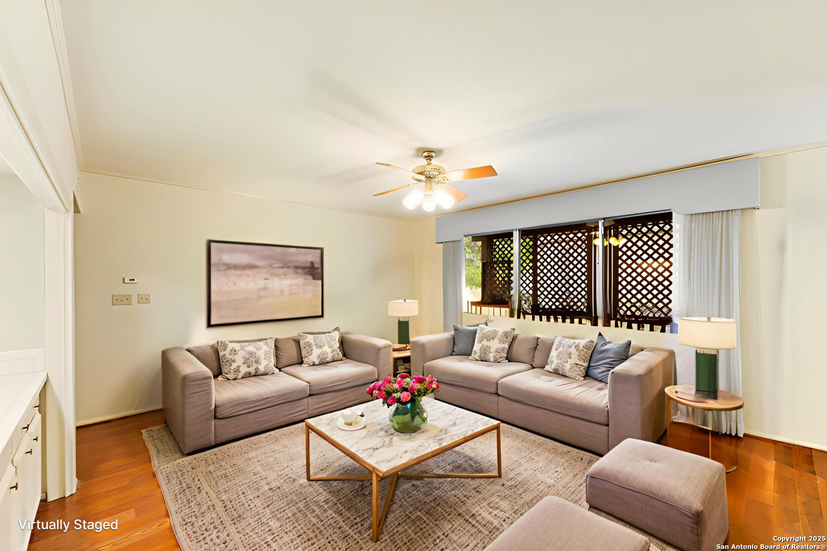 3678 Hidden Drive, Unit 1301 San Antonio, TX 78217 - Photo 21 of 47 a living room with furniture and wooden floor