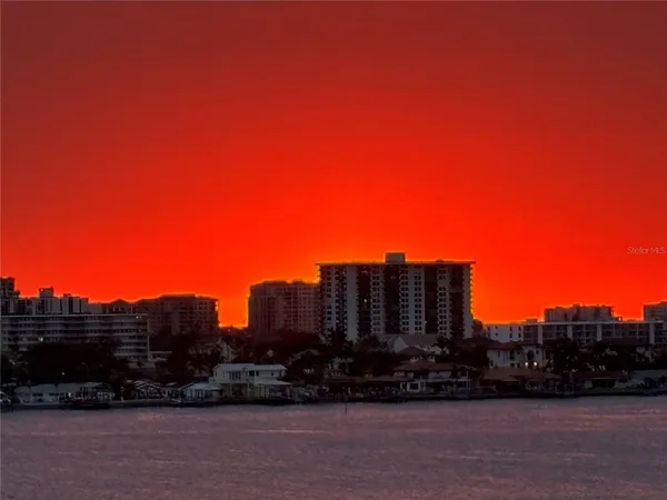 a view of an ocean and beach