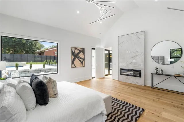 a view of bedroom with furniture and window