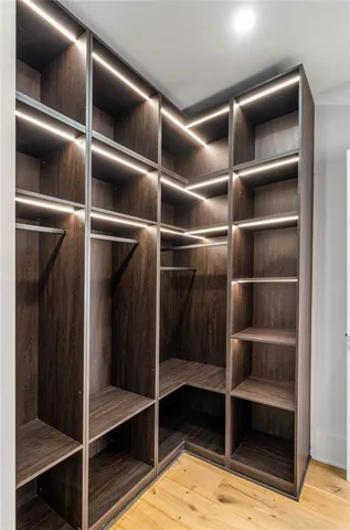 a view of walk in closet