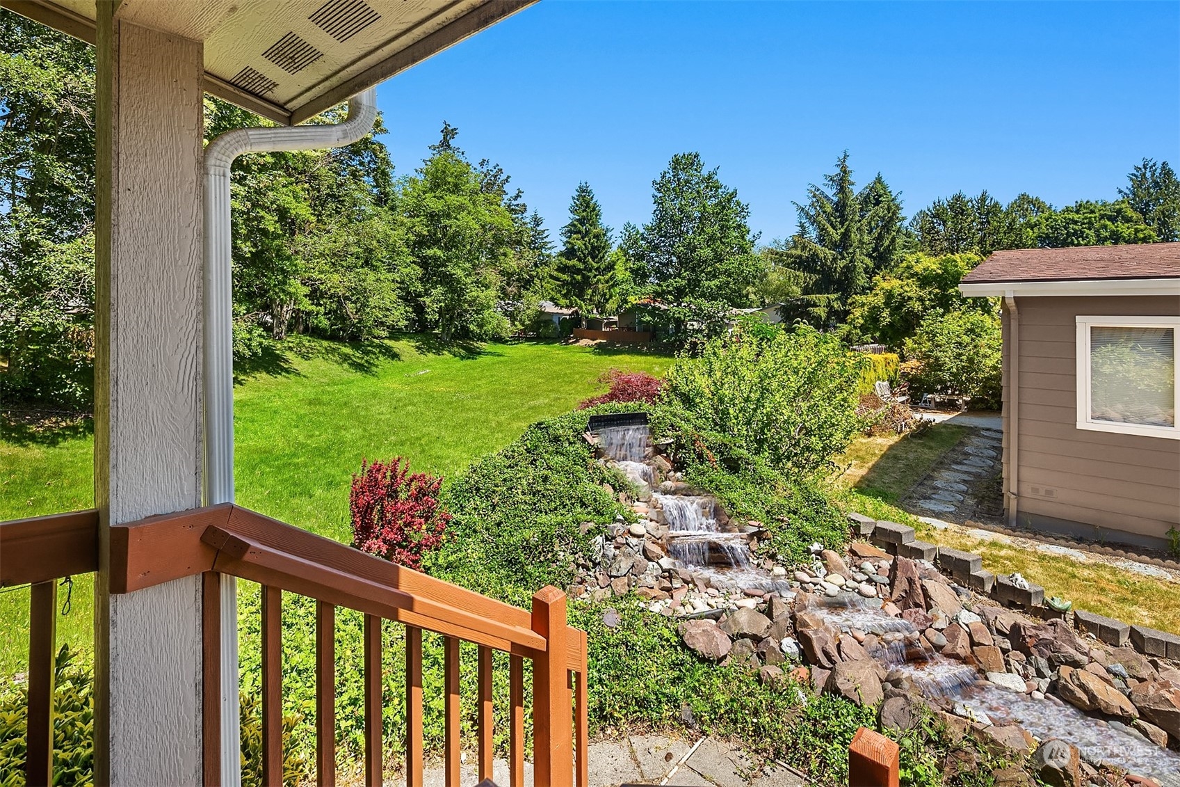815 Southwest 124th Street, Unit 149 Everett, WA 98204 - Photo 22 of 35 a view of a porch with a yard