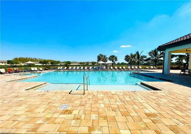 a view of a house with a swimming pool