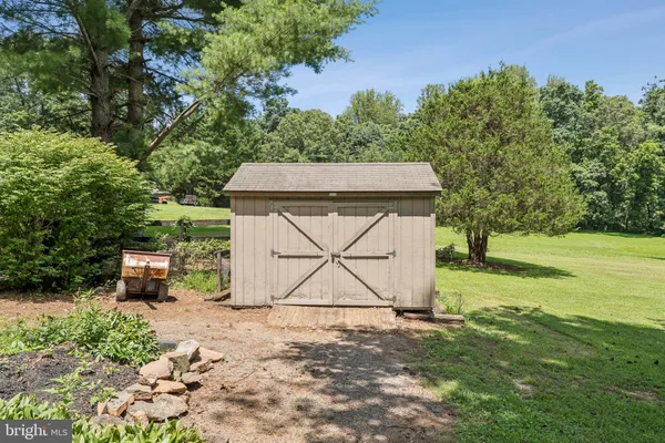 a view of a lake with a houses