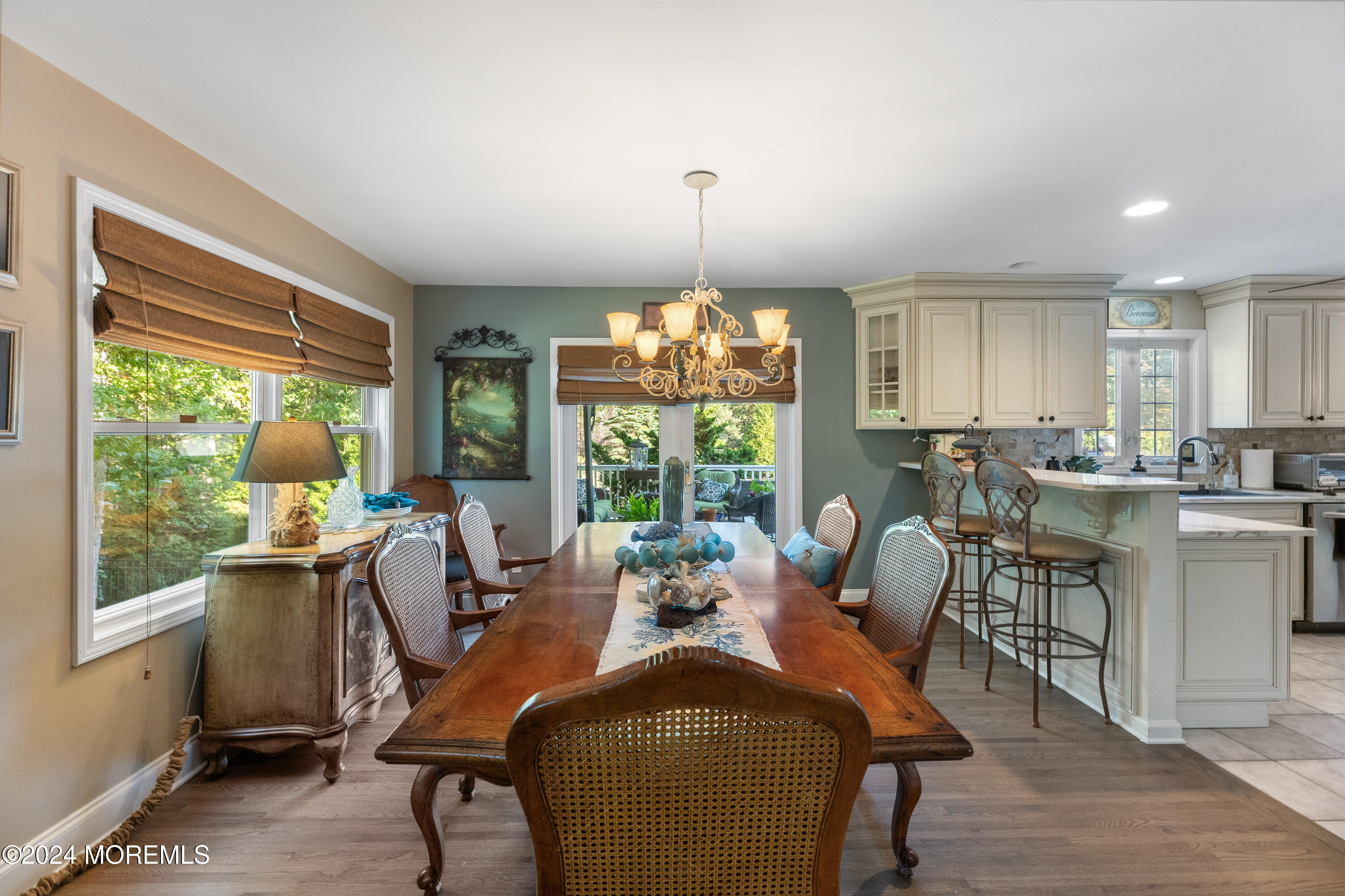 159 Arnold Boulevard Howell, NJ 07731 - Photo 17 of 60 a view of a dining room with furniture window and outside view
