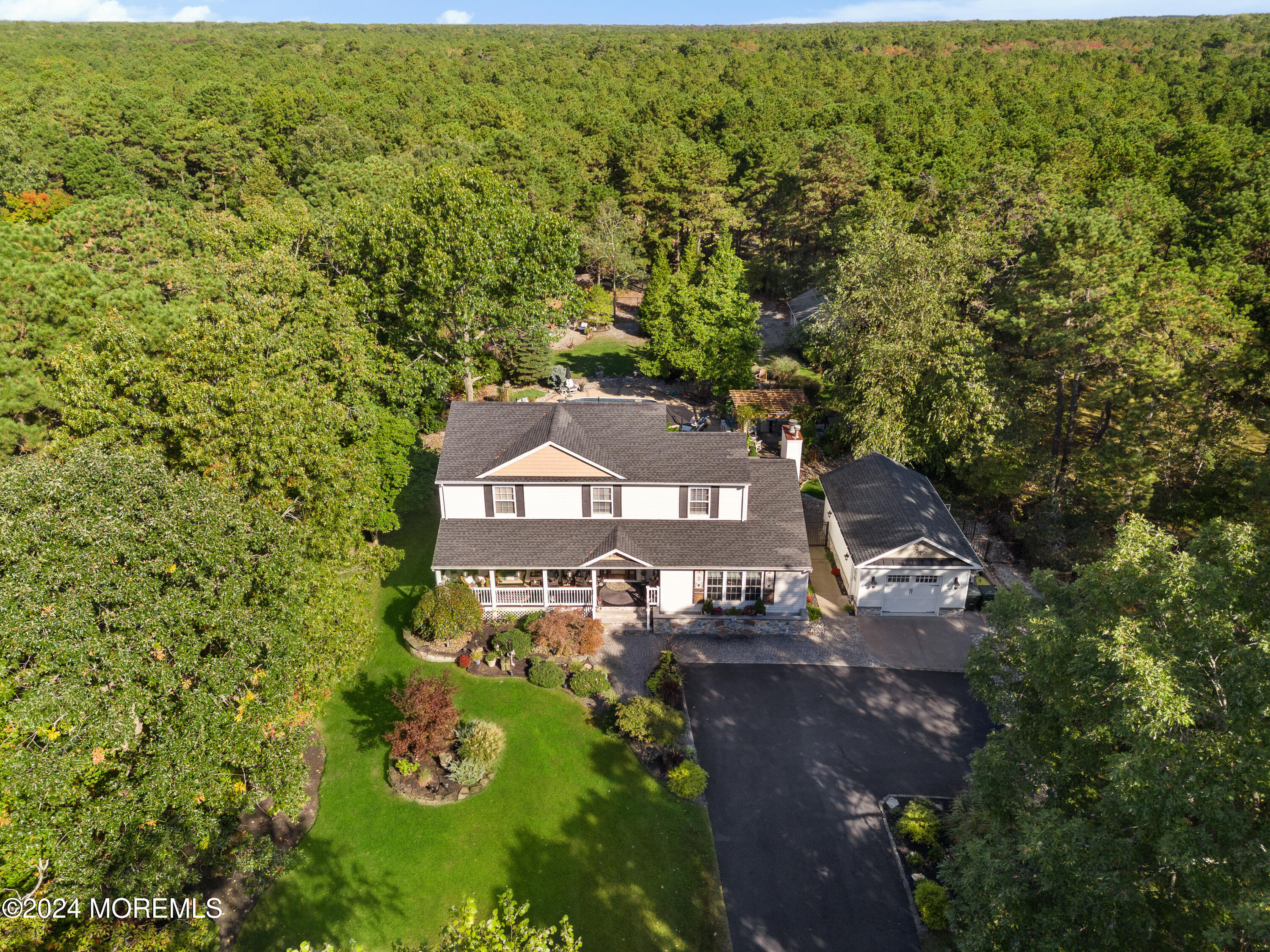 159 Arnold Boulevard Howell, NJ 07731 - Photo 3 of 60 an aerial view of a house with a yard
