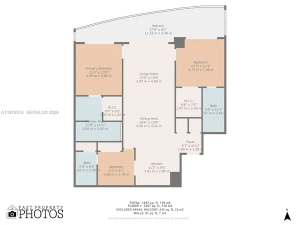 $5,750 | 488 Northeast 18th Street, Unit 2309, Miami, FL 33132