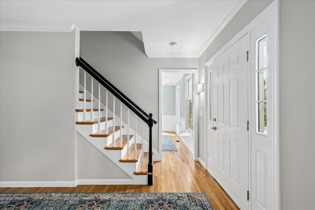 4 Round Table Road Shrewsbury, MA 01545 - Photo 19 of 41 a view of entryway with wooden floor