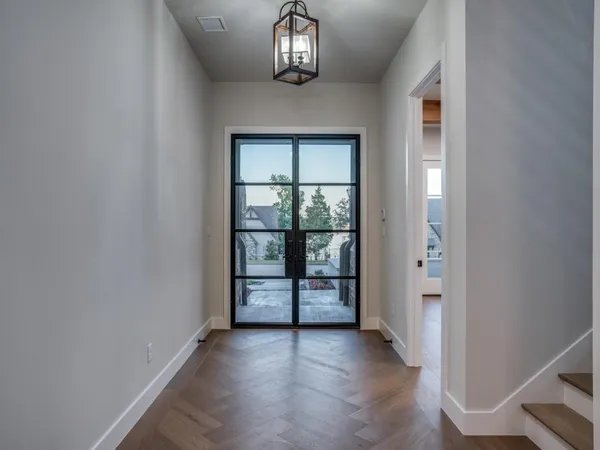 a view of a furniture and window in a room