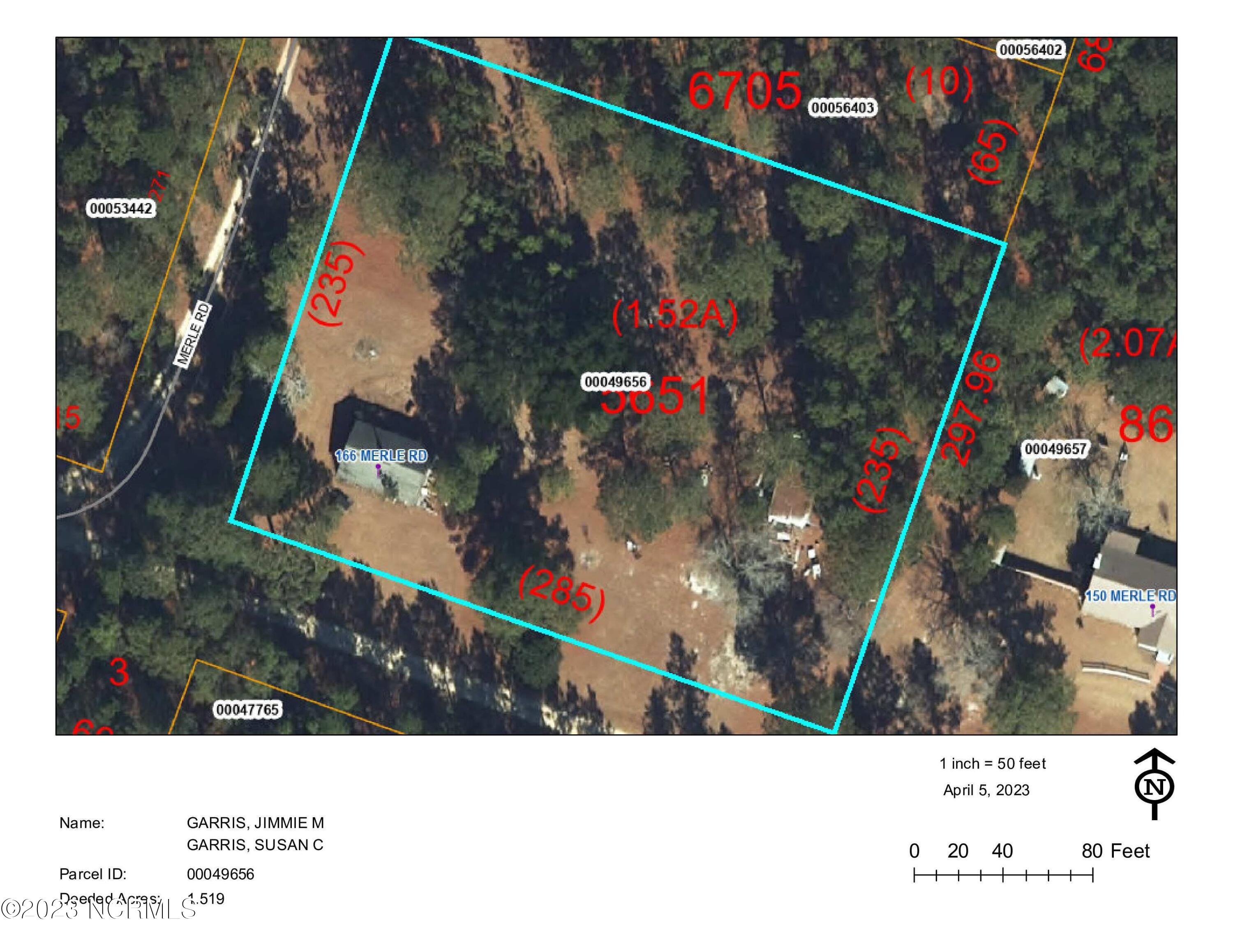 166 Merle Road Pinebluff, NC 28373 - Photo 5 of 5 166 Merle photo map