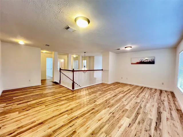 a view of a livingroom with a flat screen tv