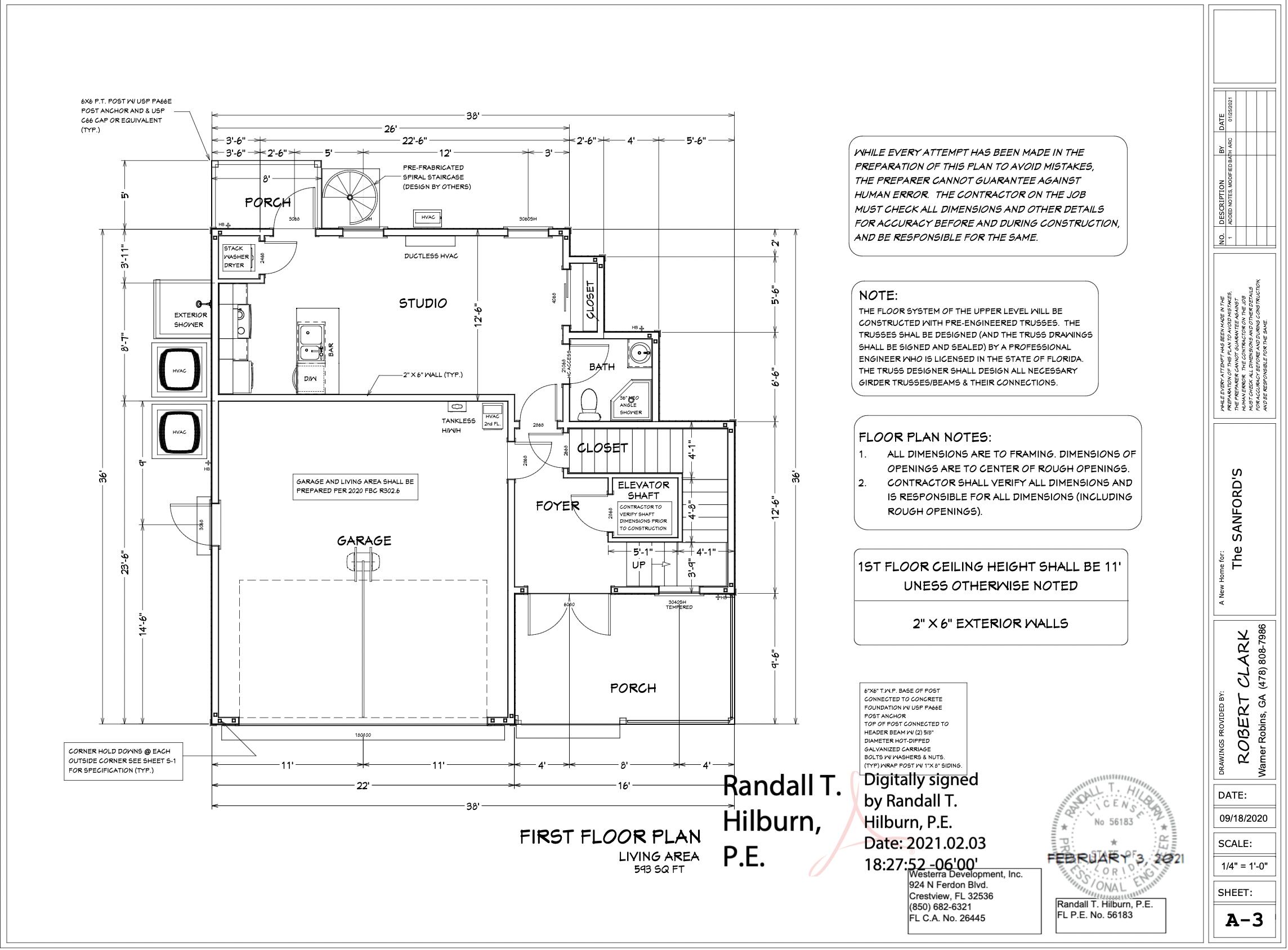 Lot 8 Bluewater View Ave Inlet Beach Inlet Beach, FL 32461 - Photo 7 of 9 First Level Floor Plan