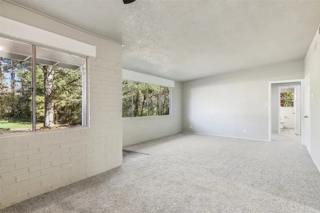 a view of an empty room