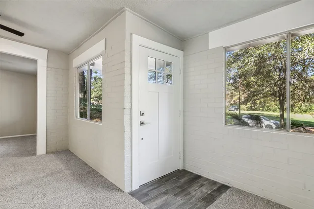 a view of an empty room