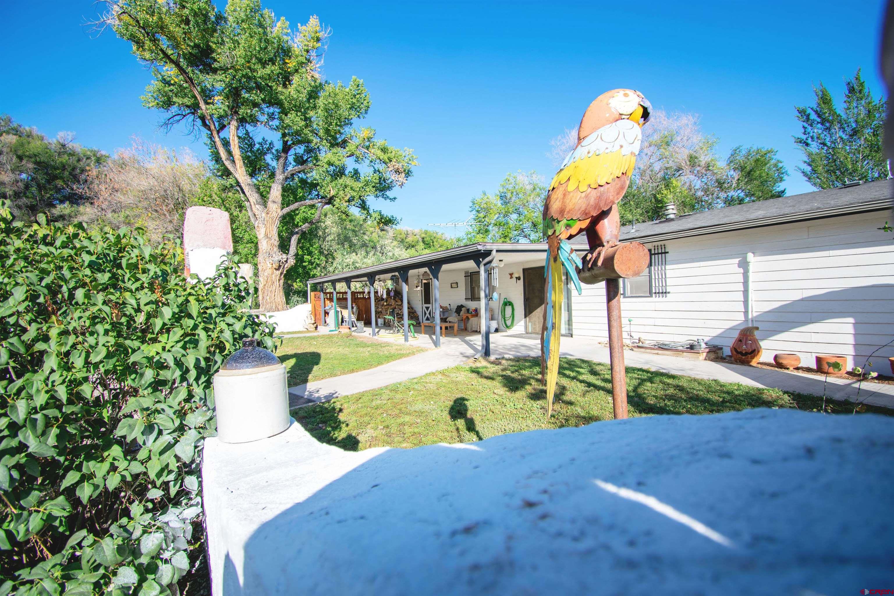 3743 1600th Road Delta, CO 81416 - Photo 3 of 22 a view of a house with a backyard and a fountain