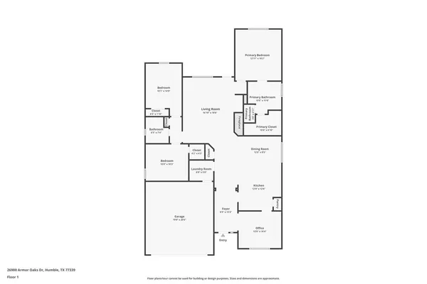 $1,875 | 26900 Armor Oaks Drive, Humble, TX 77339