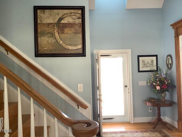 2125 Keith Hills Road Lillington, NC 27546 - Photo 10 of 66 a view of a hallway with paintings on the wall