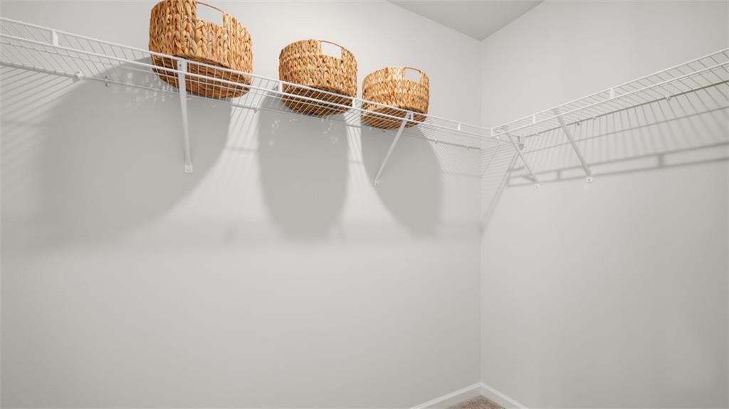 460 Bullock Pass Jefferson, GA 30549 - Photo 36 of 60 a view of walk in closet with empty racks