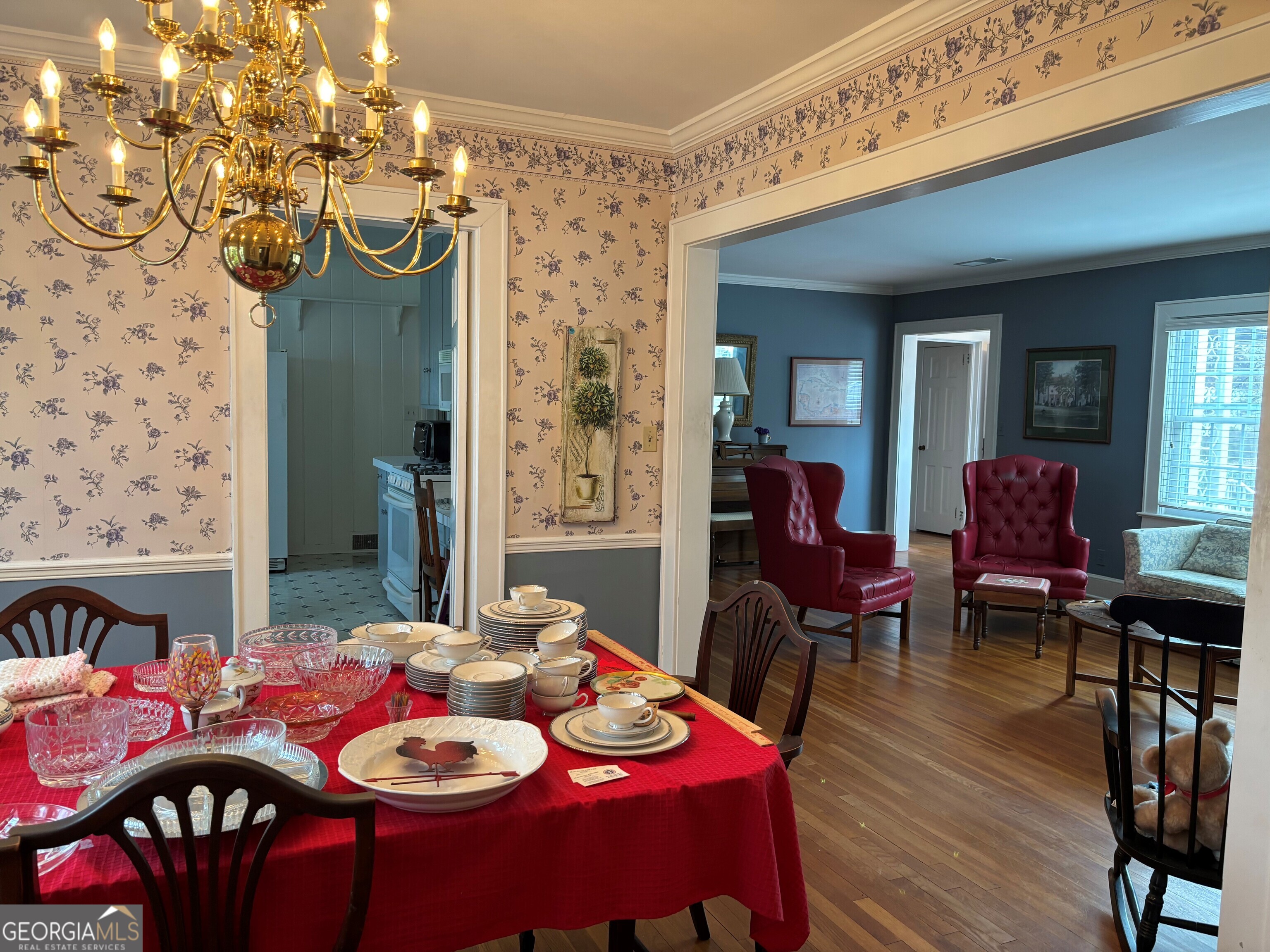 9 Eastridge Court Rome, GA 30161 - Photo 7 of 41 a view of a dining room with furniture and wooden floor