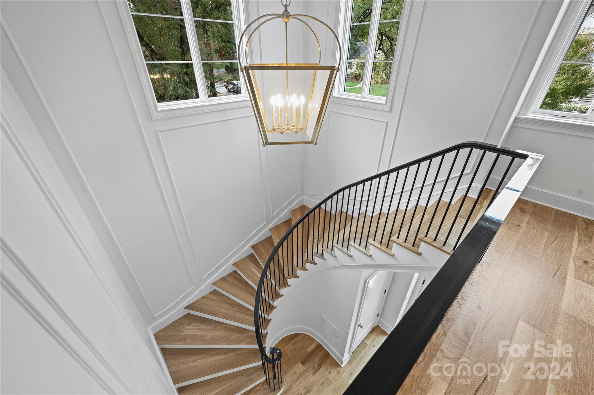 1601 Coventry Road Charlotte, NC 28211 - Photo 21 of 40 a view of staircase with railing and a window