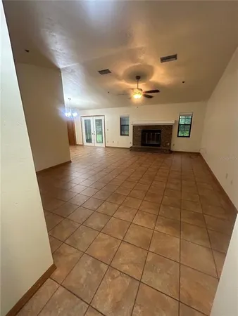 a view of a livingroom with a fireplace