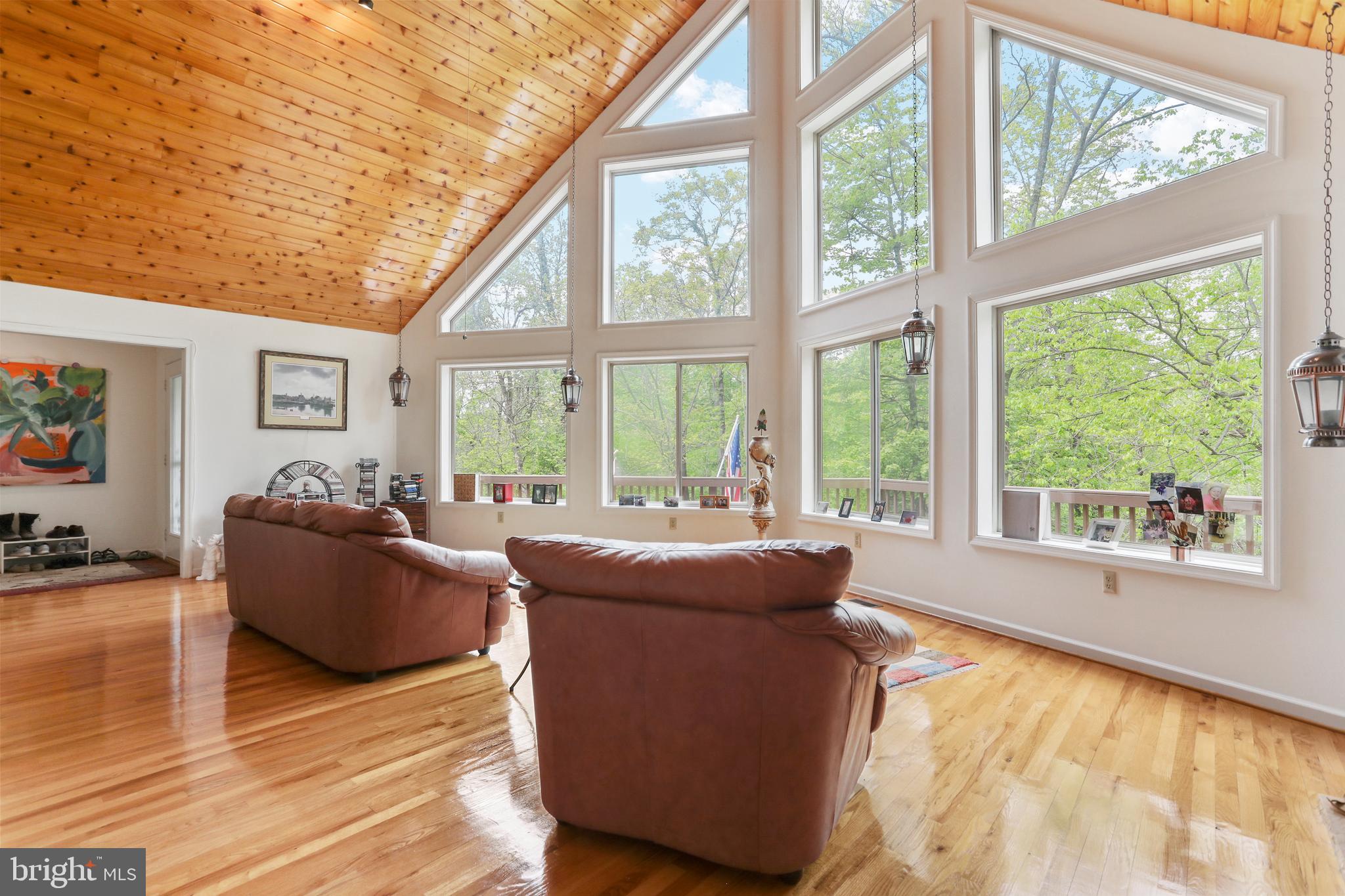 547 Greenfield Road Front Royal, VA 22630 - Photo 9 of 56 Cedar ceilings, hardwood floors