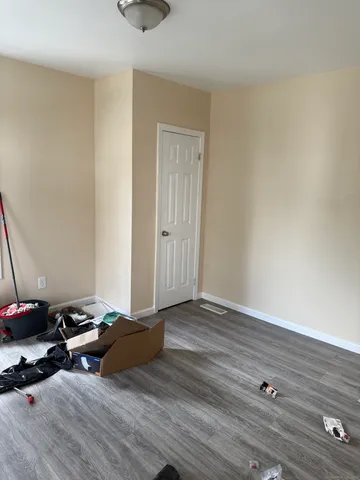 a room with furniture and a window