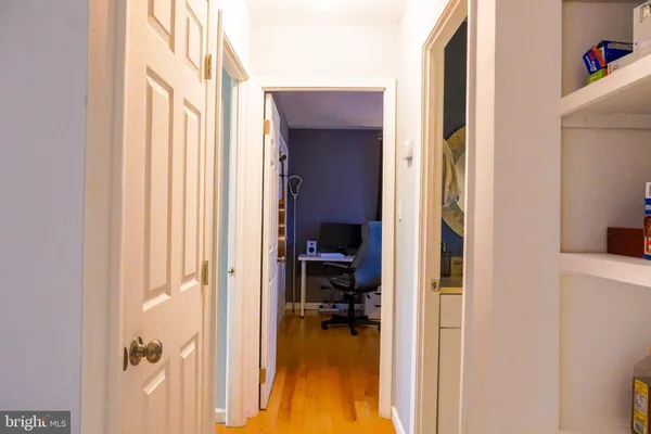 a view of a house and hallway