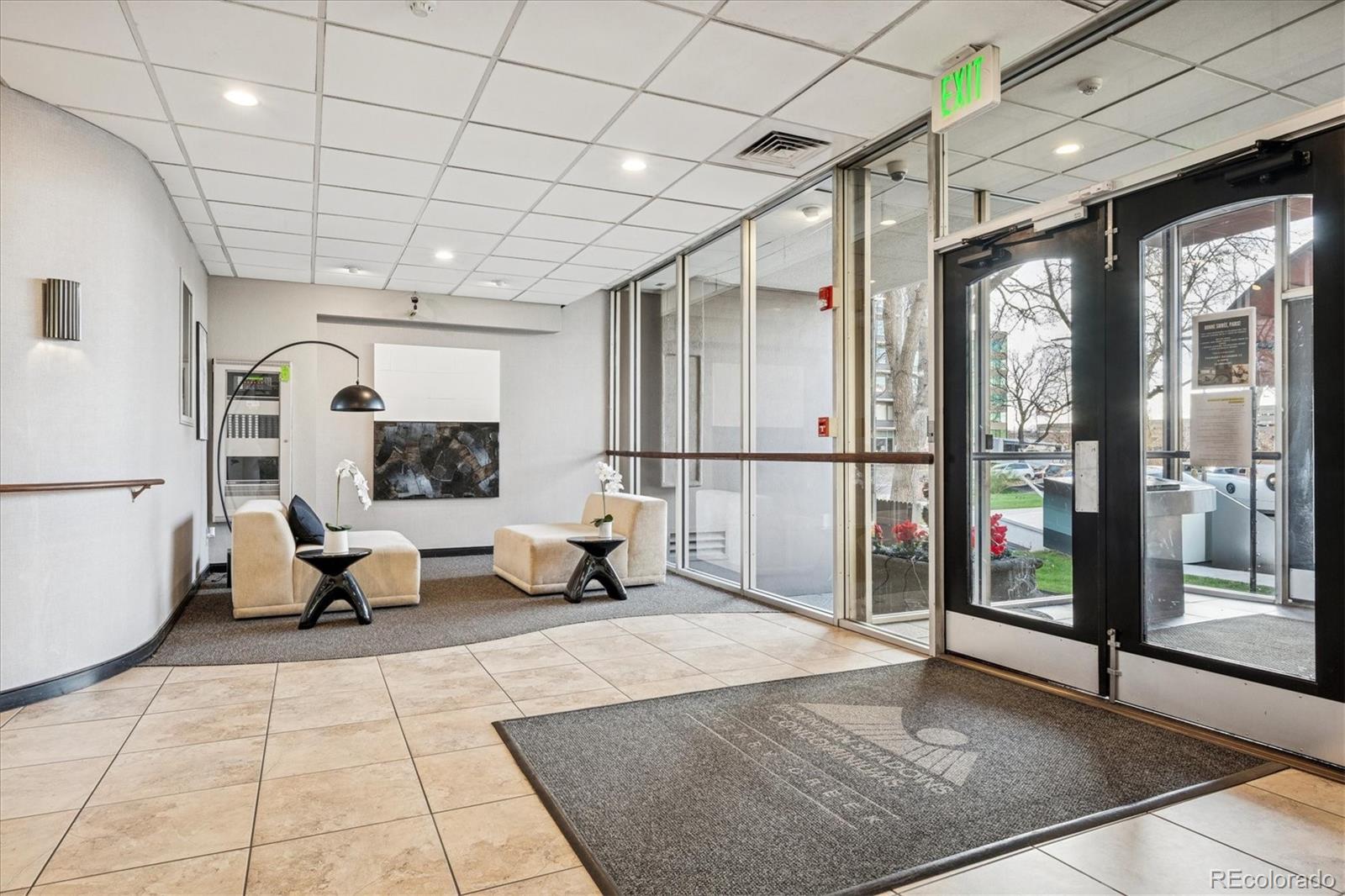 2 Adams Street, Unit 510 Denver, CO 80206 - Photo 32 of 37 a living room with furniture