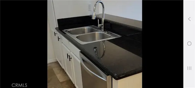 a view of a balcony with a door