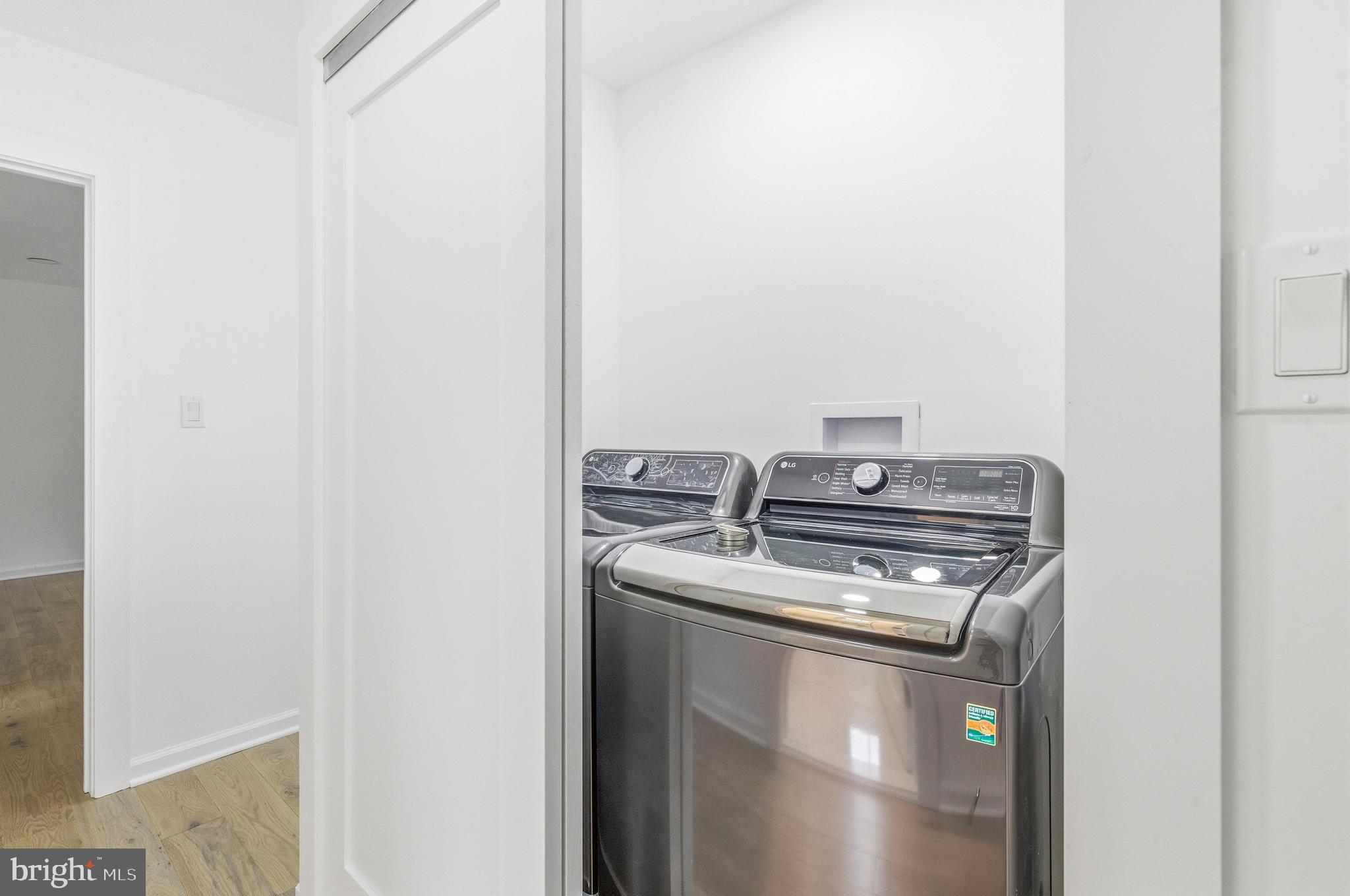 201 Church Road Devon, PA 19333 - Photo 19 of 21 a close up view of washer and dryer