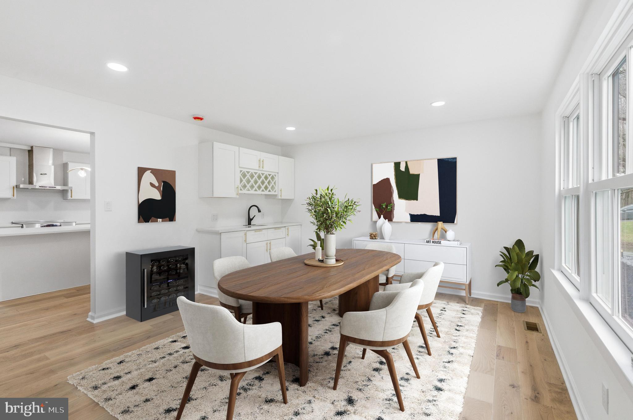 201 Church Road Devon, PA 19333 - Photo 3 of 21 a view of a dining room with furniture and wooden floor