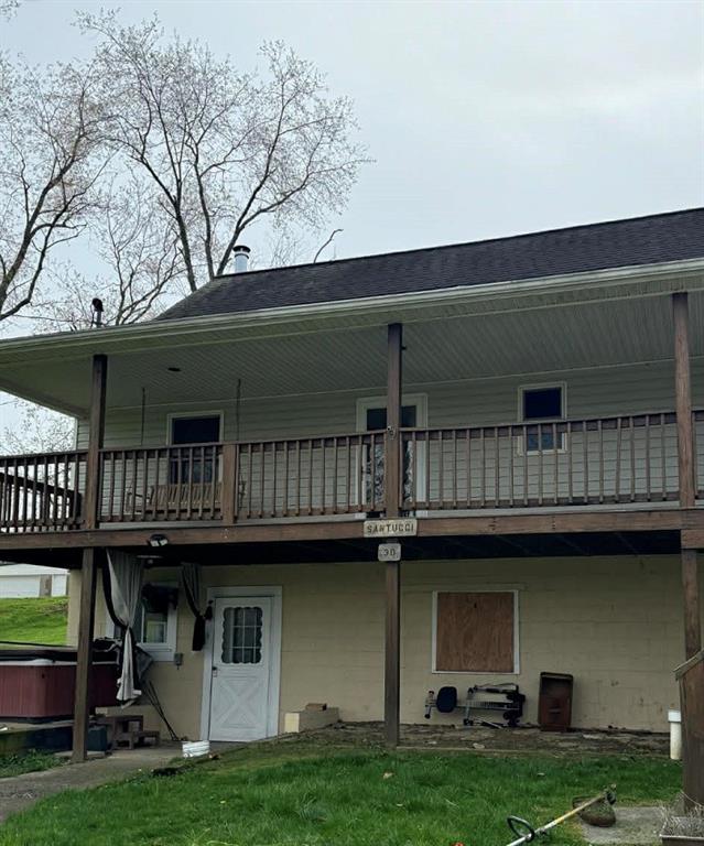 30 Summit Street Clarksville, PA 15322 - Photo 20 of 20 a backyard of a house with seating space