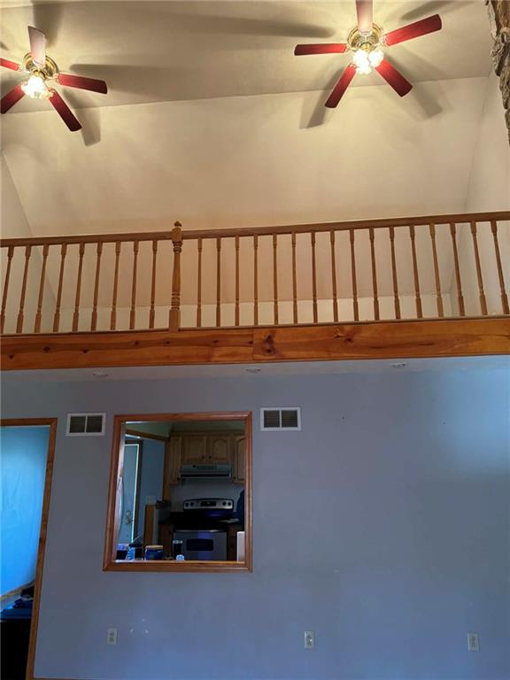 30 Summit Street Clarksville, PA 15322 - Photo 5 of 20 a view of room with a ceiling fan