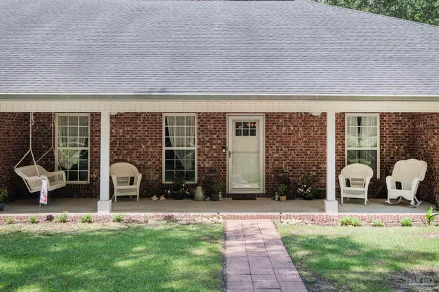 a view of outdoor space yard deck patio and swimming pool