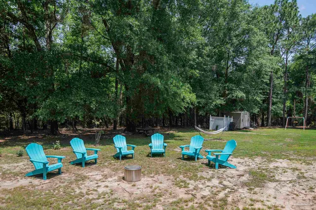 a bird view of a house