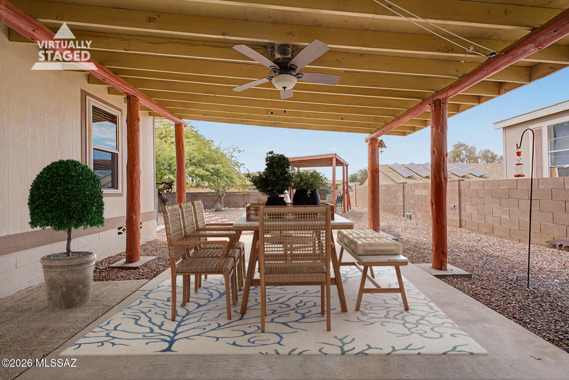 7142 South Rincon Ridge Drive Tucson, AZ 85756 - Photo 34 of 40 Covered Patio - VS