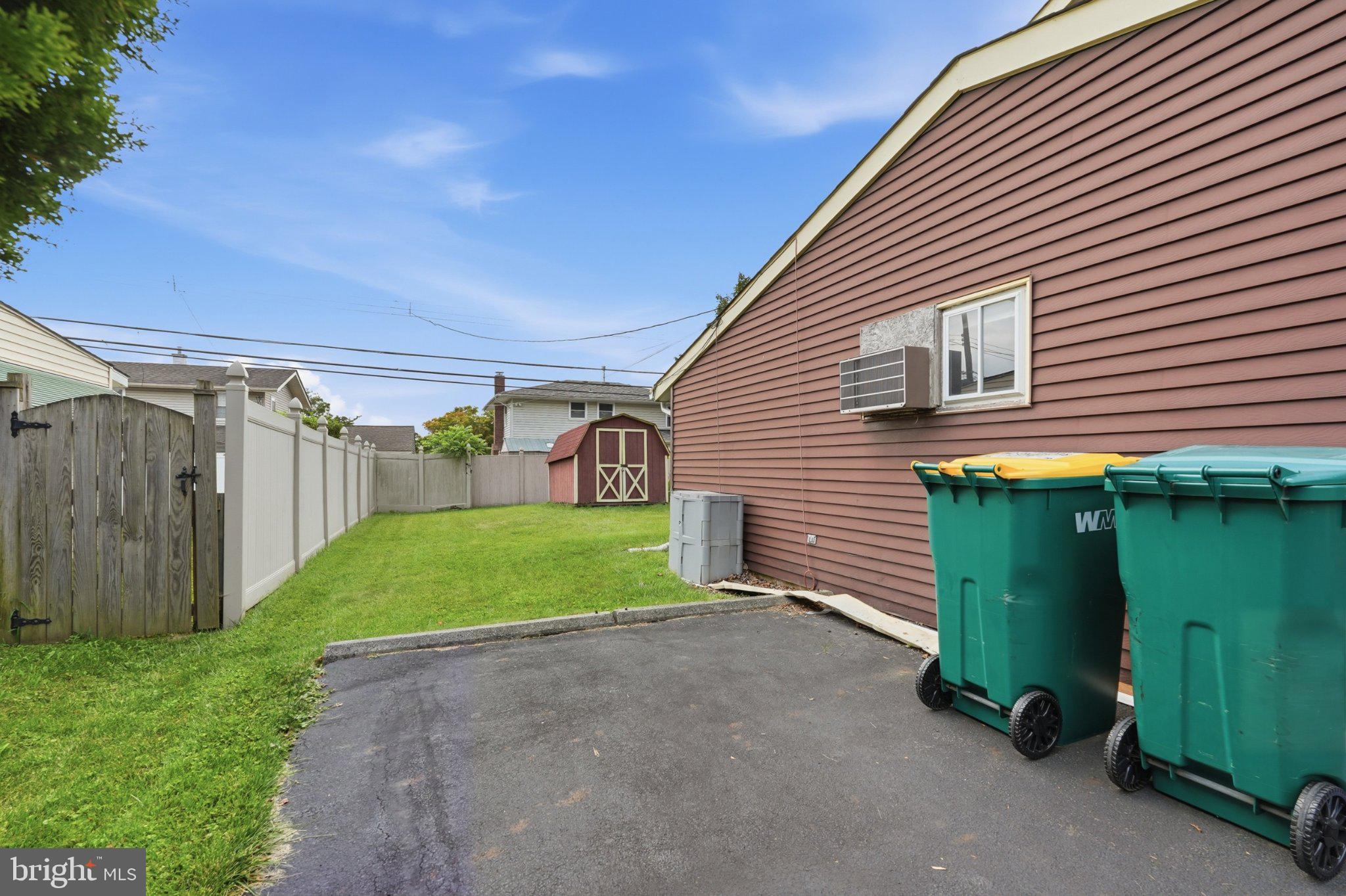 94 Terrace Road Levittown, PA 19056 - Photo 67 of 70 Spacious backyard with storage shed.