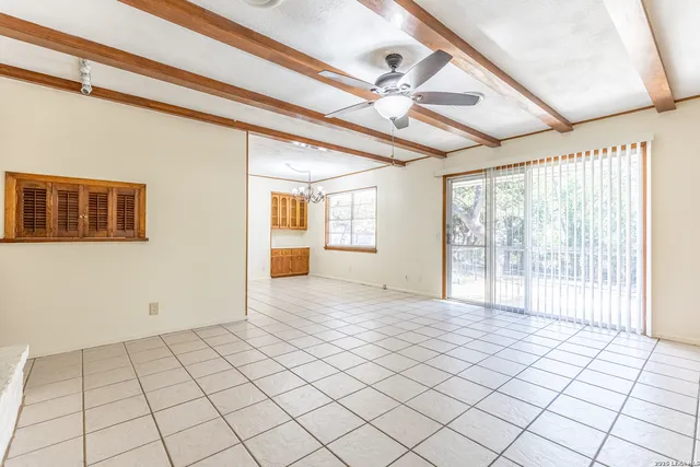 a view of an empty room