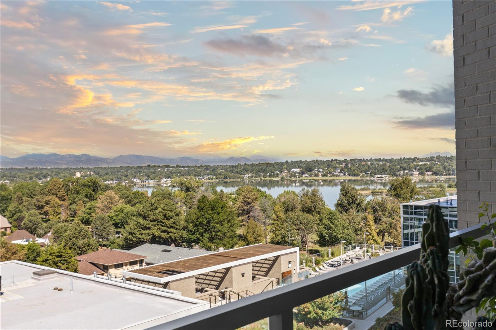 4200 West 17th Avenue, Unit 618 Denver, CO 80204 - Photo 23 of 38 a view of a city from a balcony