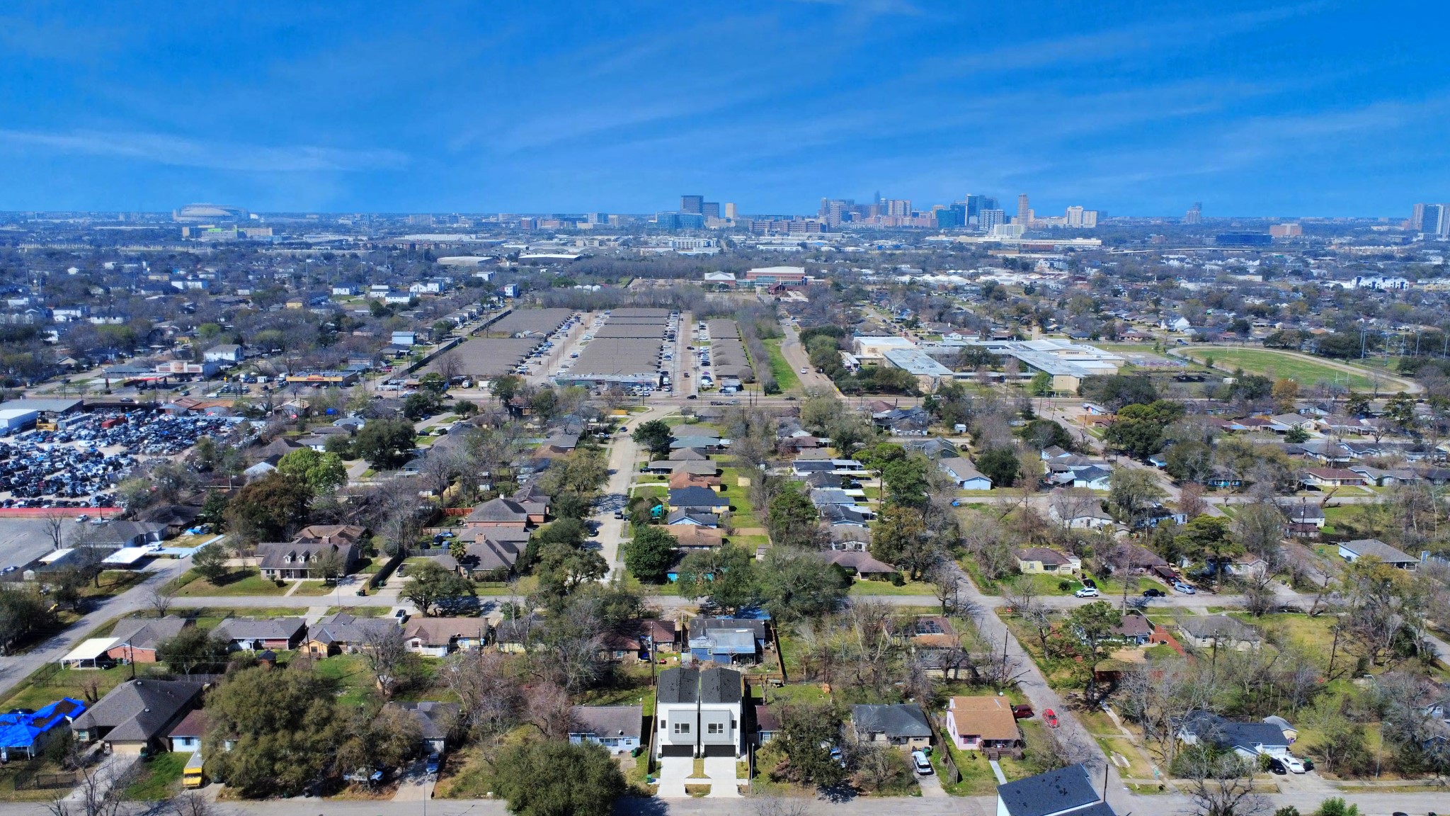 7012 St Augustine Street Houston, TX 77021 - Photo 40 of 45 an aerial view of multiple house