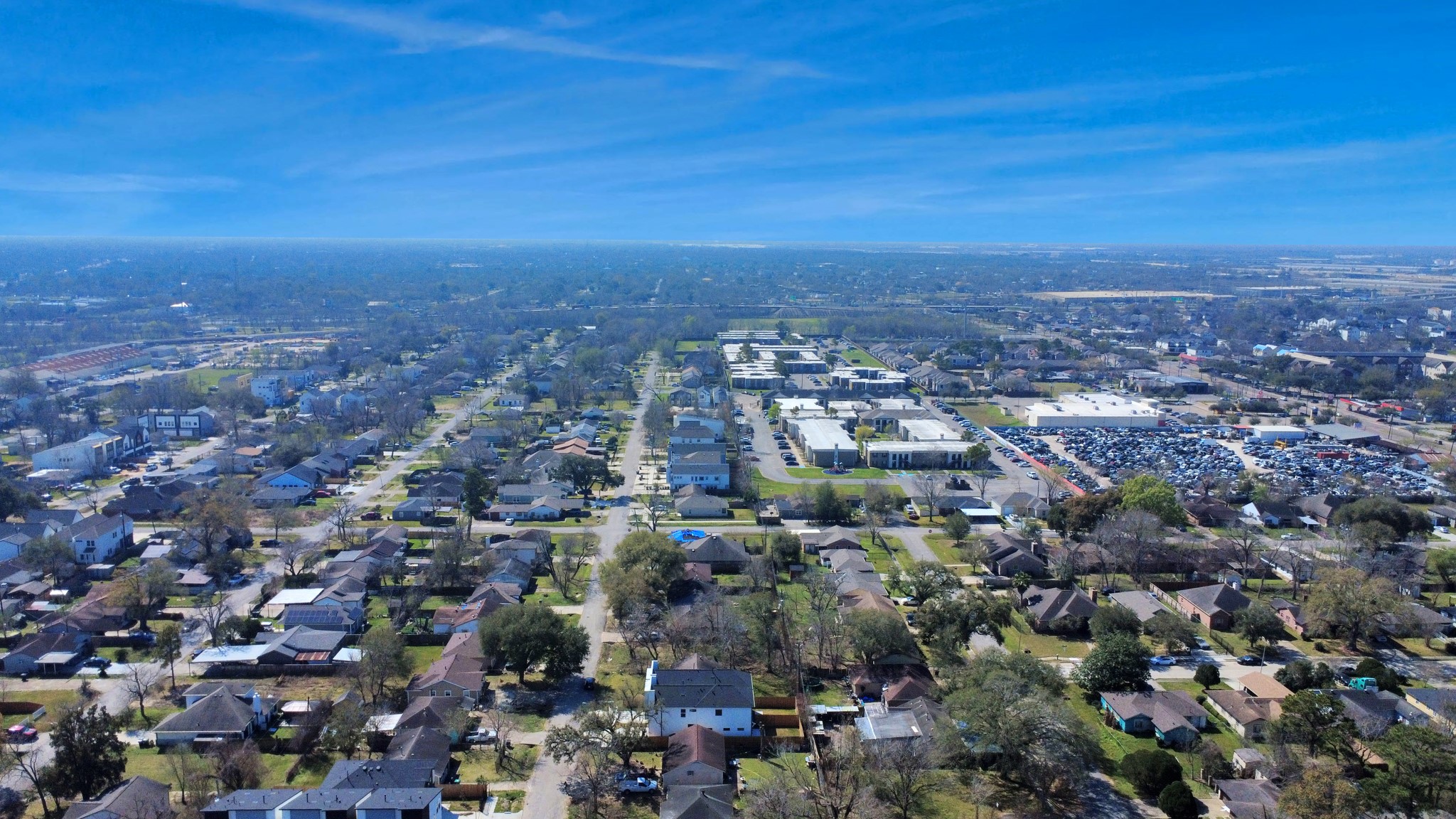 7012 St Augustine Street Houston, TX 77021 - Photo 43 of 45 an aerial view of multiple house