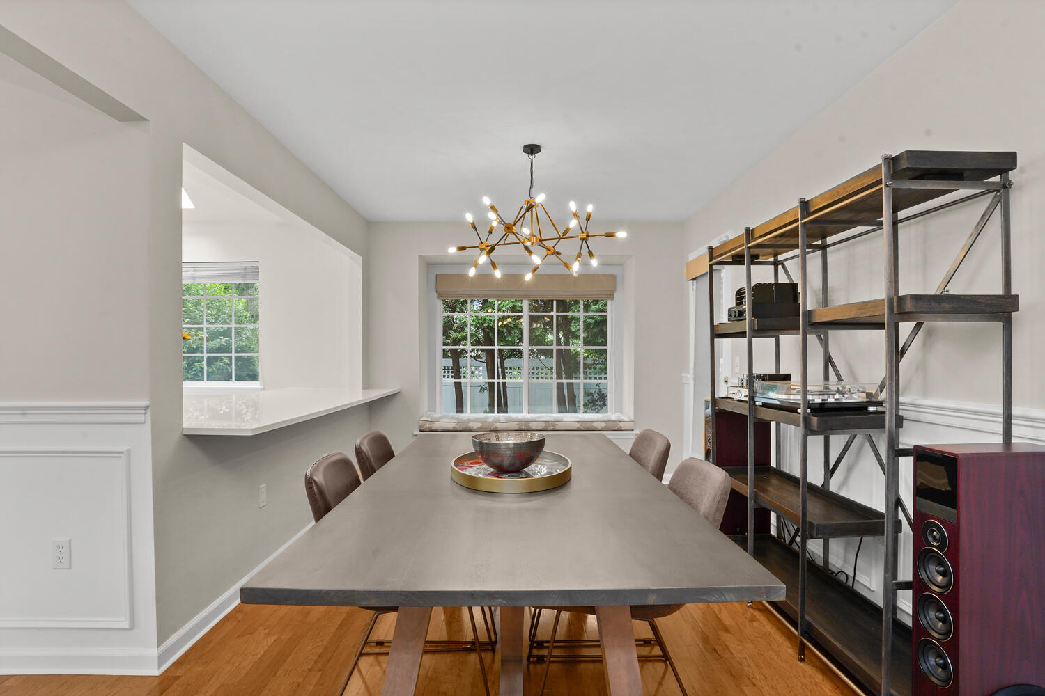 1 Shore Road, Unit 9 Stamford, CT 06902 - Photo 12 of 27 a view of a dining room with furniture window and wooden floor