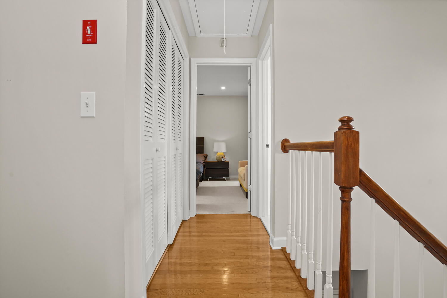 1 Shore Road, Unit 9 Stamford, CT 06902 - Photo 16 of 27 a view of a hallway with a white walls and stairs