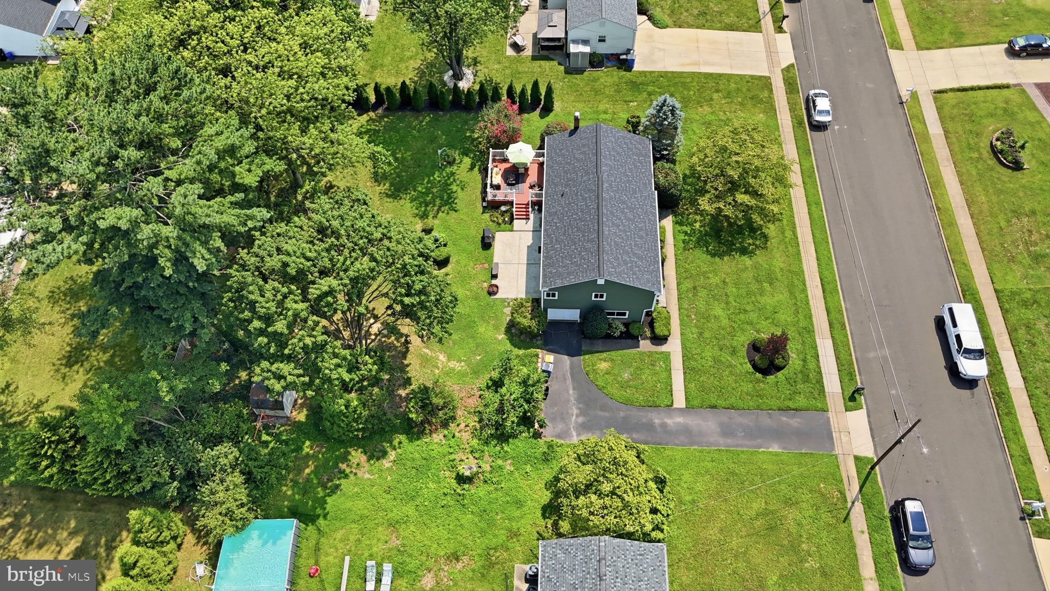 298 Hickory Road Yardley, PA 19067 - Photo 48 of 48 Spacious yard with charming home view.