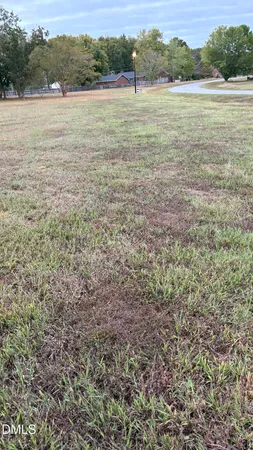 a view of an outdoor space and mountain view