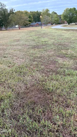 a view of an outdoor space and mountain view