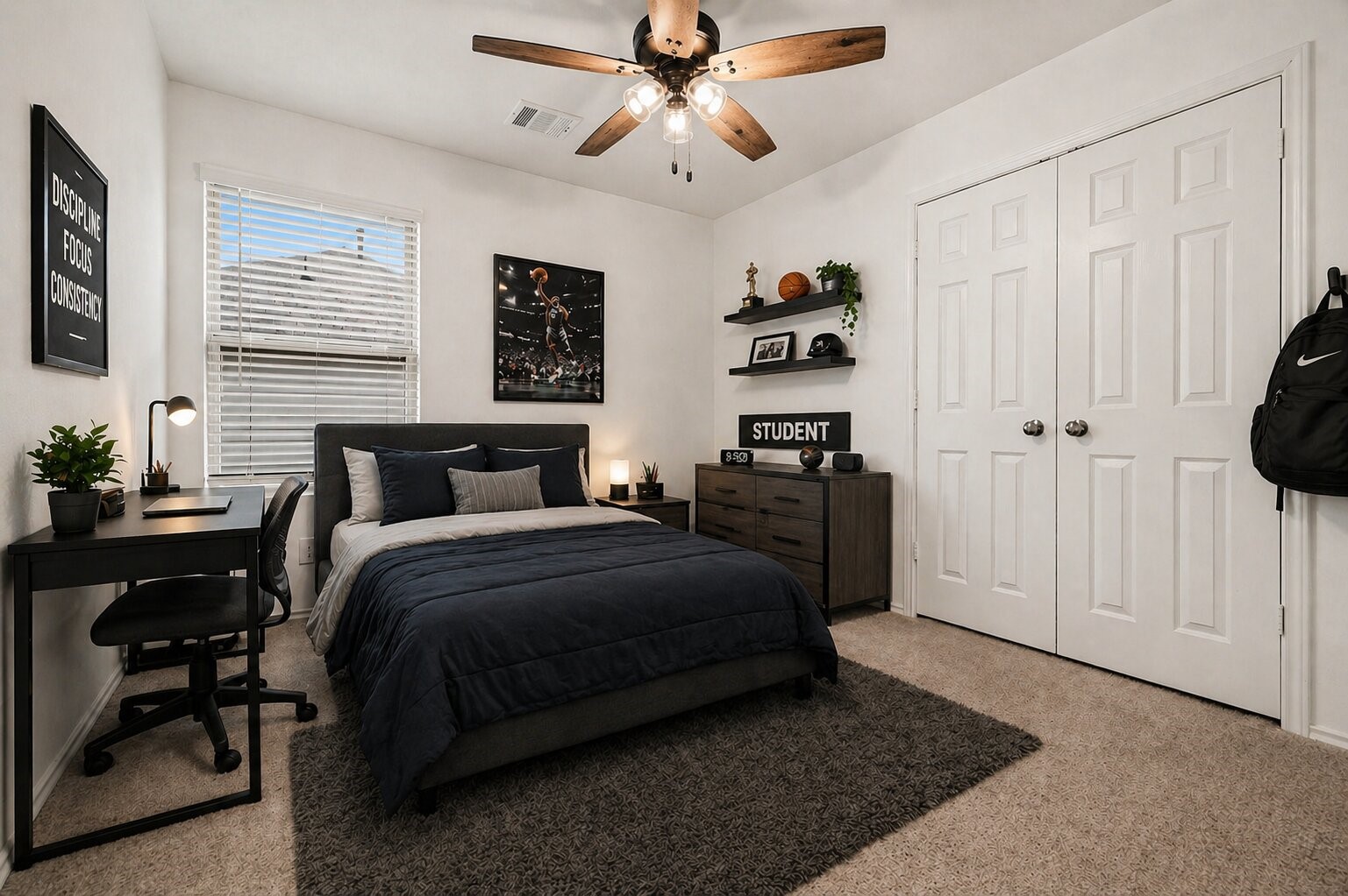 5929 Rimini Landing Lane Porter, TX 77365 - Photo 26 of 34 AI GENERATED IMAGE - 3rd bedroom