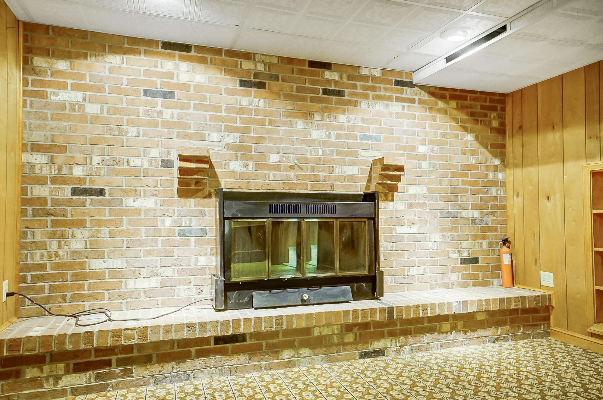 4540 Goodson Road West Jefferson, OH 43162 - Photo 60 of 82 Lower Level Fireplace