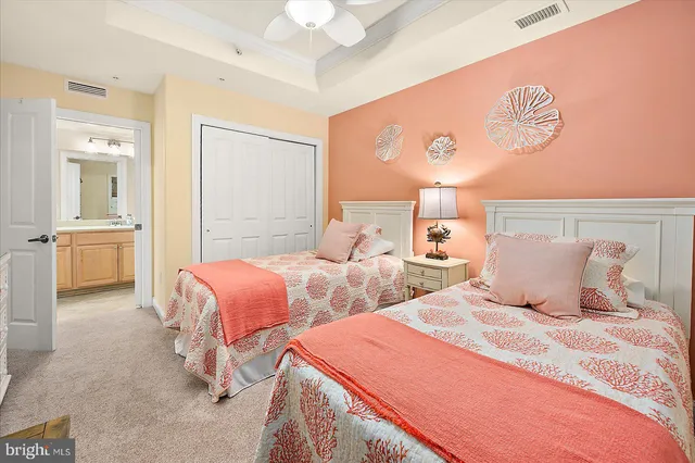 a blue swimming pool is in the middle of a lake